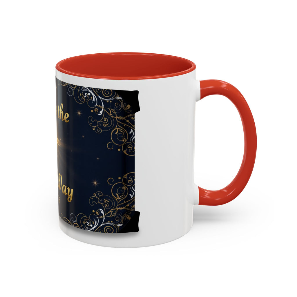 God Is the Only Way Coffee Mug — John 3:16 Inspirational Accent Mug