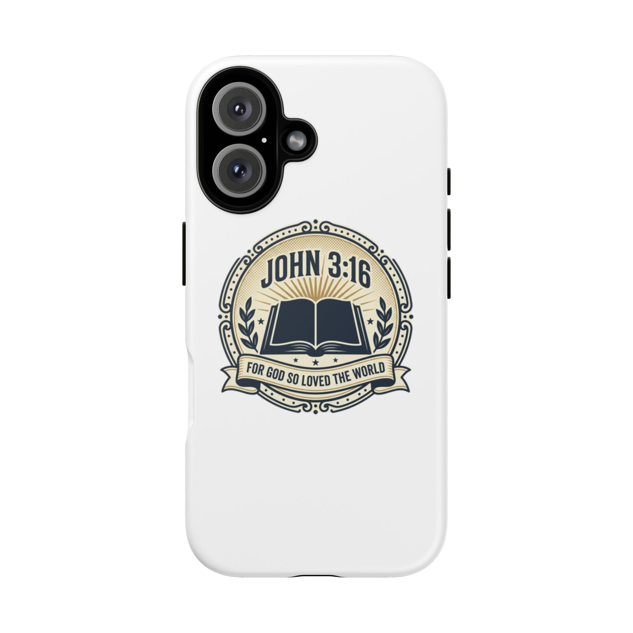 John 3:16 Bible Verse Phone Case — Christian Scripture Tough Case