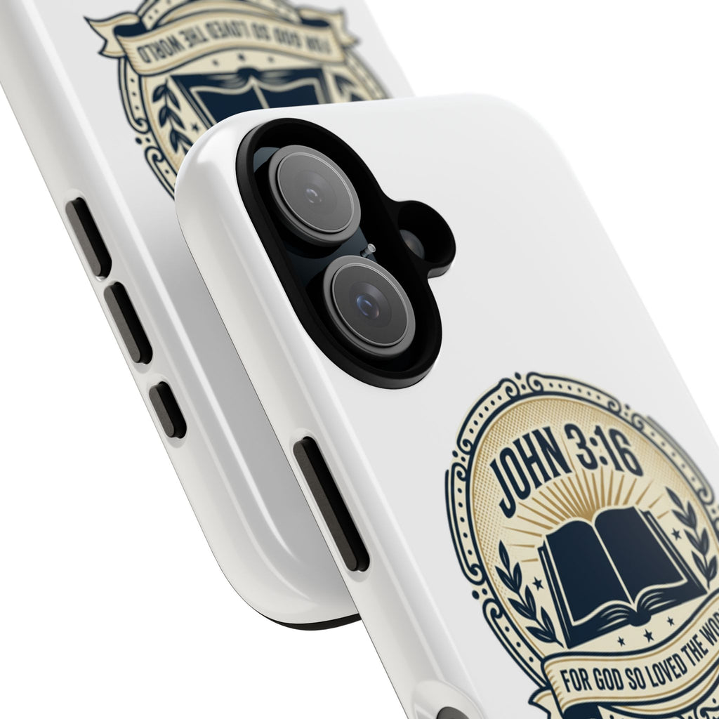 John 3:16 Bible Verse Phone Case — Christian Scripture Tough Case