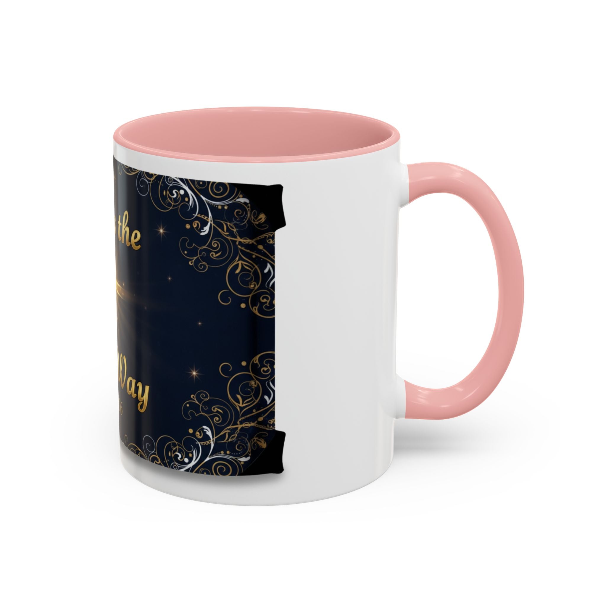 God Is the Only Way Coffee Mug — John 3:16 Inspirational Accent Mug