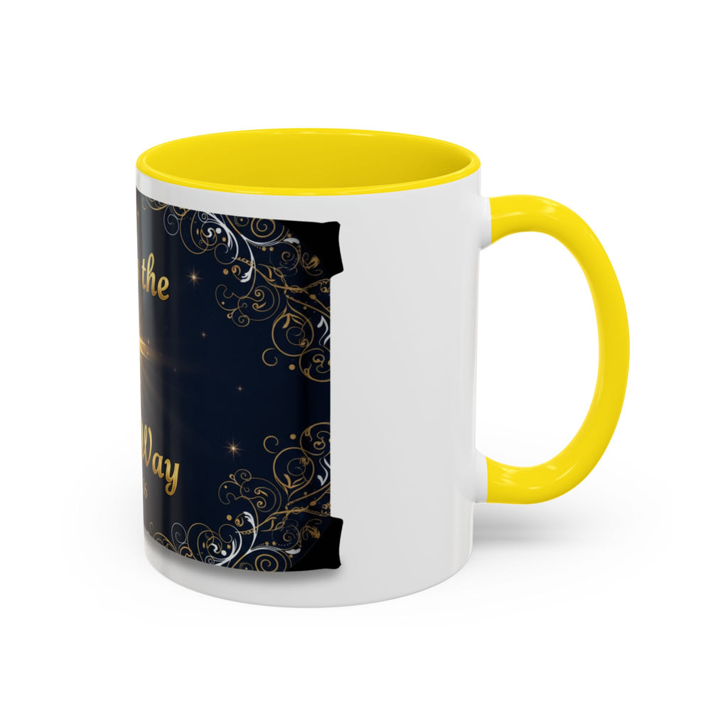 God Is the Only Way Coffee Mug — John 3:16 Inspirational Accent Mug