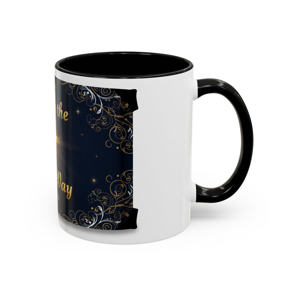 God Is the Only Way Coffee Mug — John 3:16 Inspirational Accent Mug