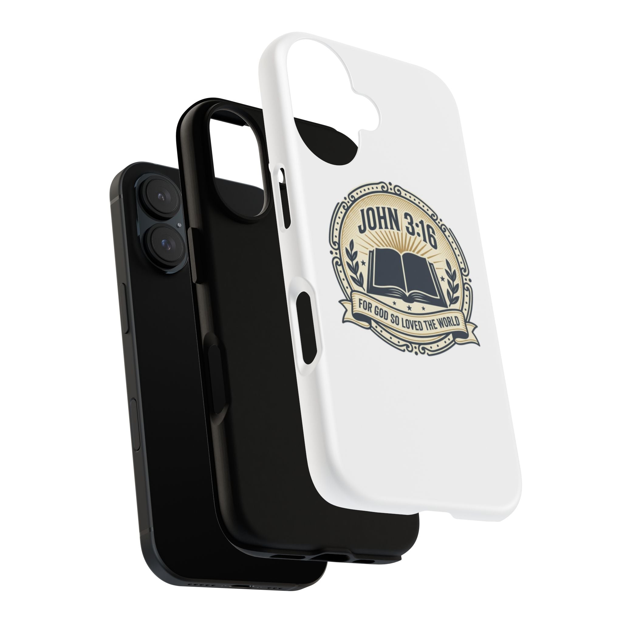 John 3:16 Bible Verse Phone Case — Christian Scripture Tough Case