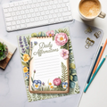 Affirmations Notepad Boost Positivity - Daily Uplift - DipaliZ